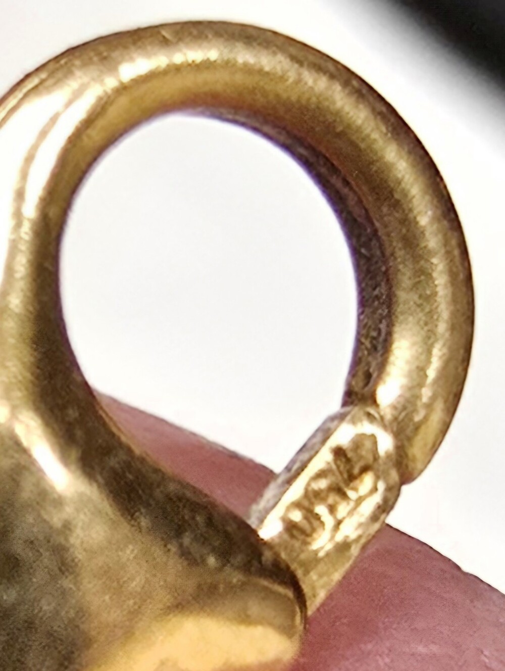 18K Gold Link Bracelet From Italy. 750 Stamp - Picture 9 of 9